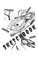 Sketchbook: Strange Inspired Creative Design Sketchbook. 119 Pages for Drawing, Sketching, Creative Journal, Notebook or Workbook.