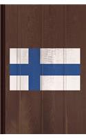 Finland Flag Journal Notebook