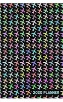 2020 Planner: Jumbo Jet Airliner Aircraft Plane Calendar Daily Weekly Monthly Organizer