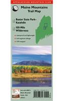 Amc Map: Baxter State Park - Katahdin and 100-Mile Wilderness
