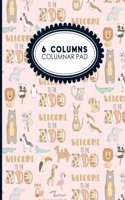 6 Columns Columnar Pad: (6 Columns Columnar Pads)