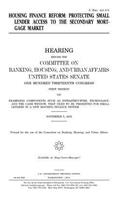 Housing finance reform