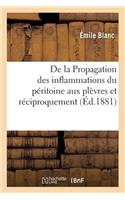 de la Propagation Des Inflammations Du Péritoine Aux Plèvres Et Réciproquement