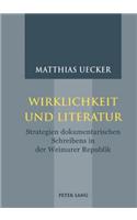 Wirklichkeit Und Literatur