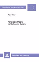 Kanonische Theorie nichtholonomer Systeme