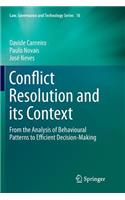 Conflict Resolution and Its Context