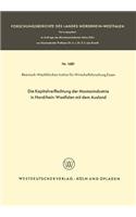 Kapitalverflechtung Der Montanindustrie in Nordrhein-Westfalen Mit Dem Ausland