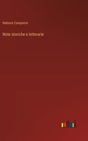 Note storiche e letterarie