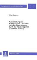 Ausschließung Und Ablehnung Von Tatrichtern Nach Zurueckverweisung Durch Das Revisionsgericht (§ 354 Abs. 2 Stpo)