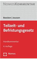 Teilzeit- Und Befristungsgesetz