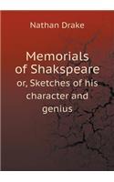 Memorials of Shakspeare or, Sketches of his character and genius: (English)