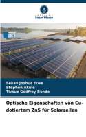 Optische Eigenschaften von Cu-dotiertem ZnS für Solarzellen