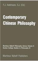 Contemporary Chinese Philosophy