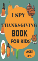 I Spy Thanksgiving Book for Kids Ages 2-4