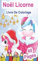 Noël Licorne Livre De Coloriage