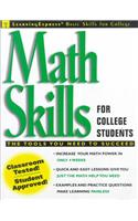 Math Skills for College Students (Learningexpress Basic Skills for College Students)