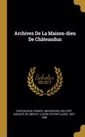 Archives De La Maison-dieu De Châteaudun
