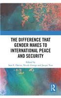 The Difference that Gender Makes to International Peace and Security