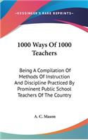 1000 Ways Of 1000 Teachers