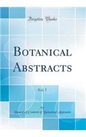 Botanical Abstracts, Vol. 7 (Classic Reprint)