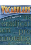 Student Edition Grade 9 2006: Third Course(Great Source Vocabulary for Achievement)