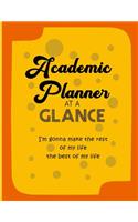 Academic Planner At A Glance