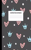 Composition Notebook: Wide Ruled Paper Notebook Journal - Blank Lined Workbook for Teens Kids Students Girls for Home School College for Writing Notes