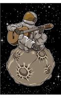 Astronaut Playing Guitar: Blank Lined Notebook for people who love the far reaches of the galaxy