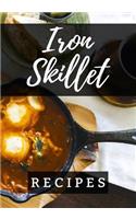 Iron Skillet Recipes: Blank Recipe Book to Write in Cookbook Organizer