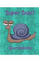 Snail Sketch Book: Large Blank Pages For Sketching: Sketchbook For Drawing & Kids Journal.