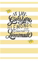 If Life Gives You Lemons, Then Make Lemonade.