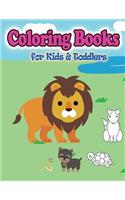 Coloring Books for Kids & Toddlers: 45 Cute Animals Coloring, Children Books for Kids Ages 2-4&#65292;Boys, Girls, Fun Early Learning, Toddler Coloring Book