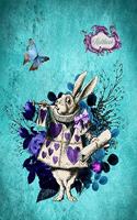 Notebook: Alice in Wonderland Art Cover Notebook For Mom, 8 x 10, 200 Pages Lined Paper For Writing Notebook, Perfect for Journaling, Note Taking or Diary