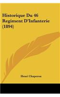 Historique Du 46 Regiment D'Infanterie (1894)