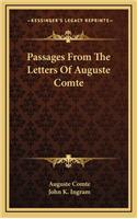Passages from the Letters of Auguste Comte