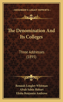 The Denomination And Its Colleges