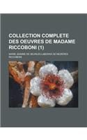 Collection Complete Des Oeuvres de Madame Riccoboni (1)