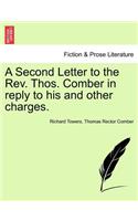 Second Letter to the REV. Thos. Comber in Reply to His and Other Charges.