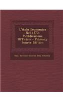 L'italia Economica Nel 1873