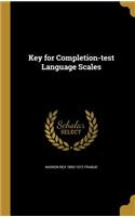 Key for Completion-test Language Scales