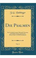 Die Psalmen, Vol. 1