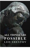 All Things are Possible: (English)