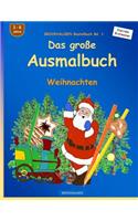 BROCKHAUSEN Bastelbuch Bd. 1 - Das große Ausmalbuch: Weihnachten(1 Weihnachten)
