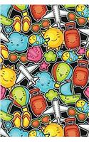 Airplanes and Clouds Kawaii Journal