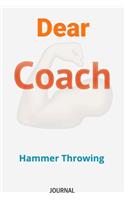 Dear Coach Hammer Throwing Journal