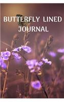 Butterfly Lined Journal