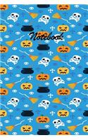 Notebook: These Halloween beautiful 6 x 9 Composition Notebook 190-page Journal books are lined to standard wide-ruled margins with a table of contents to hel