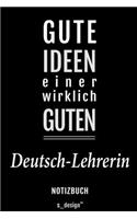 Notizbuch für Deutsch-Lehrer / Deutsch-Lehrerin