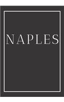 Naples: A decorative book for coffee tables, end tables, bookshelves and interior design styling Stack Italy city books to add decor to any room. Monochrome(18 Italy)