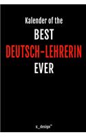 Kalender für Deutsch-Lehrer / Deutsch-Lehrerin: Immerwährender Kalender / 365 Tage Tagebuch / Journal [3 Tage pro Seite] für Notizen, Planung / Planungen / Planer, Erinnerungen, Sprüche